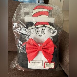 Loungefly Dr. Seuss Cat in the Hat Backpack - Red, White, Black